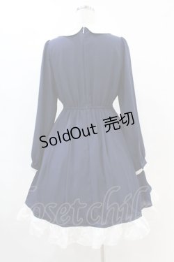 画像2: axes femme POETIQUE / ヨーク切替ワンピース M ネイビー H-25-07-06-1039-AX-OP-NS-ZH