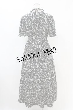 画像2: DearMyLoveRose / クロスホルターティアードワンピース M ブラック H-25-07-06-1040-EL-OP-NS-ZH