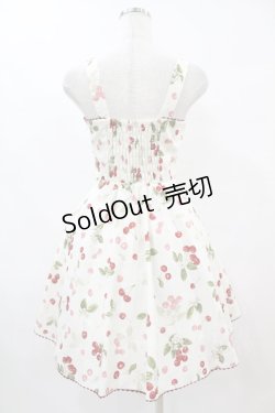 画像2: Secret Honey / チェリープリントワンピース Free オフ H-25-07-06-1045-CA-OP-NS-ZH
