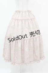 m petit by misako / NINA'S RVパニエスカート L ピンク/アイボリー リバーシブル H-25-07-06-1048-LO-SK-NS-ZH