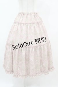 m petit by misako / NINA'S RVパニエスカート L ピンク/アイボリー リバーシブル H-25-07-06-1048-LO-SK-NS-ZH