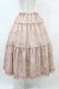 画像1: m petit by misako / NINA'S RVパニエスカート L ピンク/アイボリー リバーシブル H-25-07-06-1048-LO-SK-NS-ZH (1)