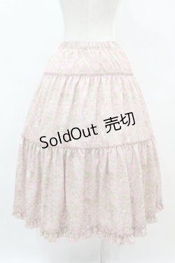 画像2: m petit by misako / NINA'S RVパニエスカート L ピンク/アイボリー リバーシブル H-25-07-06-1048-LO-SK-NS-ZH