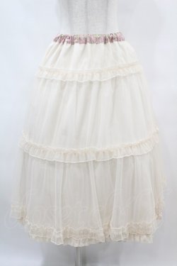 画像3: m petit by misako / NINA'S RVパニエスカート L ピンク/アイボリー リバーシブル H-25-07-06-1048-LO-SK-NS-ZH