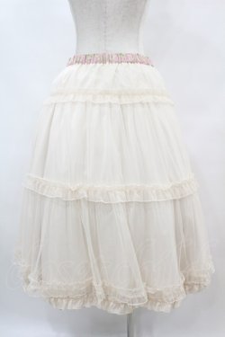 画像4: m petit by misako / NINA'S RVパニエスカート L ピンク/アイボリー リバーシブル H-25-07-06-1048-LO-SK-NS-ZH