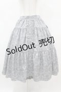 m petit by misako / NINA’Sコラボ トワルドジュイリバーシブルスカート L グレー/ブラックリバーシブル H-25-07-06-1049-LO-SK-NS-ZH