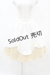 axes femme POETIQUE / フリルエプロンデザインスカート M イエロー H-25-07-06-1054-AX-SK-NS-ZH