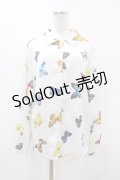 merry jenny / mothシャツ  オフホワイト H-25-07-06-1058-LO-BL-KB-ZH
