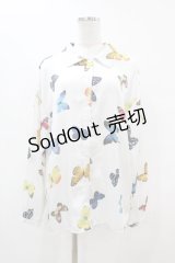 merry jenny / mothシャツ  オフホワイト H-25-07-06-1058-LO-BL-KB-ZH