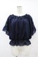 画像1: axes femme / シフォントップス M ネイビー H-25-07-06-1059-AX-BL-NS-ZH (1)