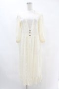 axes femme / 総レースガウン M 生成り H-25-07-06-1069-AX-TO-NS-ZH