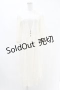 axes femme / 総レースガウン M 生成り H-25-07-06-1069-AX-TO-NS-ZH