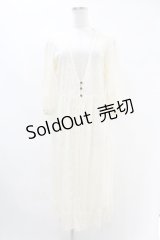 axes femme / 総レースガウン M 生成り H-25-07-06-1069-AX-TO-NS-ZH