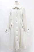 axes femme / ファー襟フィッシュテールコート L オフ H-25-07-06-1070-AX-CO-NS-ZH