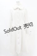 axes femme / ファー襟フィッシュテールコート L オフ H-25-07-06-1070-AX-CO-NS-ZT-C065