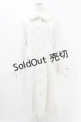 axes femme / ファー襟フィッシュテールコート L オフ H-25-07-06-1070-AX-CO-NS-ZT-C065