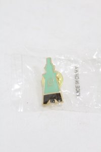 Q-pot. / スカイツリーピンバッチ  ミント H-25-07-06-1013-QP-ZA-KB-ZH