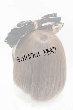 画像2: metamorphose / 花鳥風月〜乙女のはなごろも〜リボンカチューシャ  黒紅 H-25-07-06-1003-ME-AC-NS-ZH