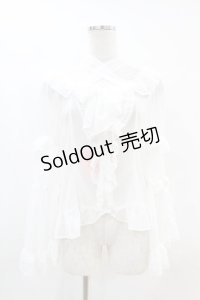 BABY,THE STARS SHINE BRIGHT / シフォンプリンセスドレスブラウス Free オフ白 H-25-07-06-1030-BA-BL-NS-ZH