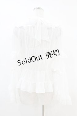 画像2: BABY,THE STARS SHINE BRIGHT / シフォンプリンセスドレスブラウス Free オフ白 H-25-07-06-1030-BA-BL-NS-ZH
