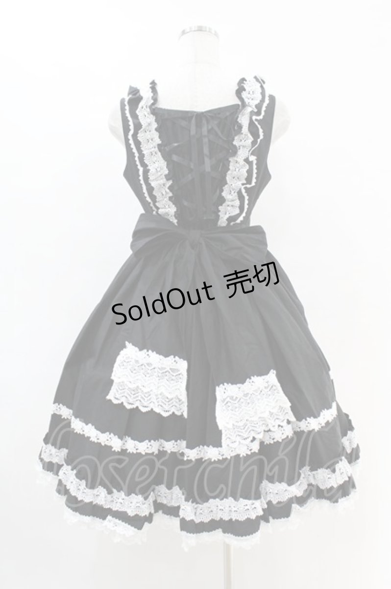 画像2: BABY,THE STARS SHINE BRIGHT / Dear Roseジャンパースカート Free ブラック H-25-07-06-1032-BA-OP-NS-ZH (2)