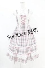 BABY,THE STARS SHINE BRIGHT / タータンチェックベビードールジャンパースカート Free ピンク H-25-07-06-1035-BA-OP-NS-ZH