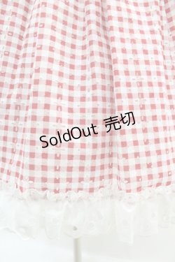 画像5: BABY,THE STARS SHINE BRIGHT / マーガレットのpresageギンガムジャンパースカート Free エンジ H-25-07-06-1036-BA-OP-NS-ZH
