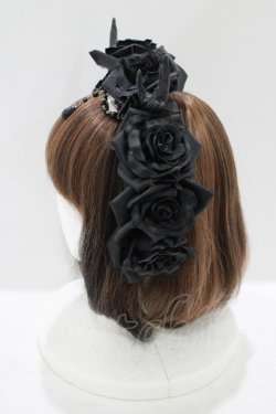 画像2: Restyle / Antlers roses and beads  黒 H-25-07-06-069-GO-AC-KB-ZH