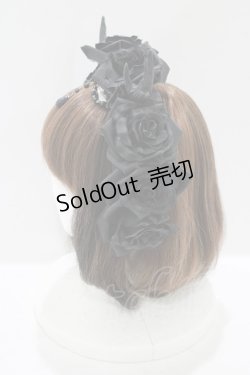 画像2: Restyle / Antlers roses and beads  黒 H-25-07-06-069-GO-AC-KB-ZH