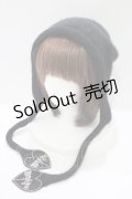MORPH8NE / IGNORED EAR FLAP HAT  黒 H-25-07-06-071-PU-AC-KB-ZH