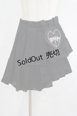 画像1: MORPH8NE / STUDENT SKIRT S ブラック H-25-10-24-021-PU-SK-KB-ZH