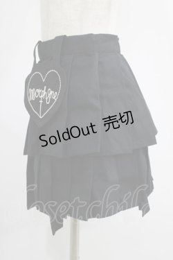 画像2: MORPH8NE / STUDENT SKIRT S ブラック H-25-10-24-021-PU-SK-KB-ZH