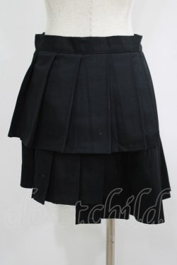 画像3: MORPH8NE / STUDENT SKIRT M ブラック H-25-07-06-015-PU-SK-KB-ZH