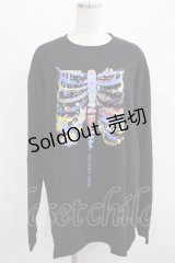 QOOZA / QOOZA×zumi Costal Long Sleeve Tee  黒 H-25-07-06-019-PU-TO-KB-ZH
