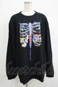 QOOZA / QOOZA×zumi Costal Long Sleeve Tee  黒 H-25-07-06-021-PU-TO-KB-ZH
