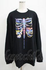 QOOZA / QOOZA×zumi Costal Long Sleeve Tee  黒 H-25-07-06-021-PU-TO-KB-ZH