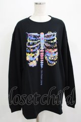 QOOZA / QOOZA×zumi Costal Long Sleeve Tee  黒 H-25-07-06-023-PU-TO-KB-ZH