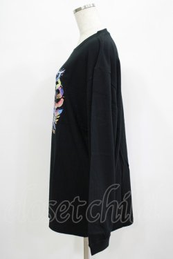 画像2: QOOZA / QOOZA×zumi Costal Long Sleeve Tee  黒 H-25-07-06-023-PU-TO-KB-ZH