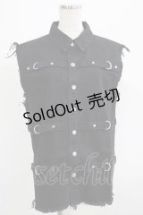 KILL STAR / Ervin Unisex Button-Up Vest XS ブラック H-25-07-06-024-SL-TO-KB-ZH