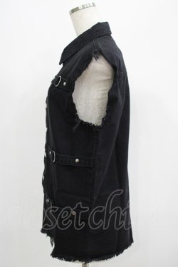 画像2: KILL STAR / Ervin Unisex Button-Up Vest XS ブラック H-25-07-06-024-SL-TO-KB-ZH