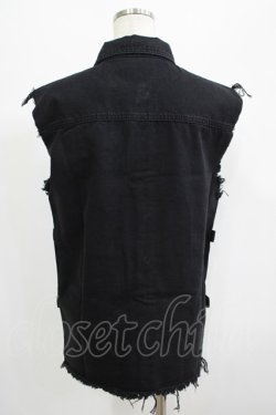 画像3: KILL STAR / Ervin Unisex Button-Up Vest XS ブラック H-25-07-06-024-SL-TO-KB-ZH