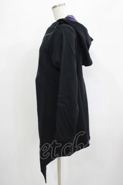 画像2: ROGUE+WOLF / Moon Star Cardigan with oversized hood L 黒 H-25-07-06-026-PU-TO-KB-ZH