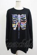 QOOZA / QOOZA×zumi Costal Long Sleeve Tee  黒 H-25-07-06-027-PU-TO-KB-ZH