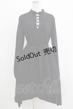 画像1: KILL STAR / DUALITY DRESS S ブラック H-25-10-24-040-SL-OP-KB-ZH