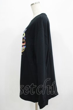 画像2: QOOZA / QOOZA×zumi Costal Long Sleeve Tee  黒 H-25-07-06-027-PU-TO-KB-ZH