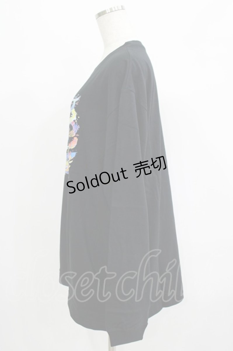 画像2: QOOZA / QOOZA×zumi Costal Long Sleeve Tee  黒 H-25-07-06-028-PU-TO-KB-ZS (2)
