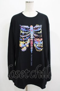 QOOZA / QOOZA×zumi Costal Long Sleeve Tee  黒 H-25-07-06-029-PU-TO-KB-ZH