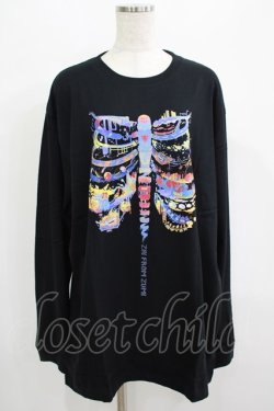 画像1: QOOZA / QOOZA×zumi Costal Long Sleeve Tee  黒 H-25-07-06-029-PU-TO-KB-ZH