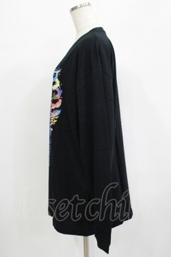 画像2: QOOZA / QOOZA×zumi Costal Long Sleeve Tee  黒 H-25-07-06-029-PU-TO-KB-ZH