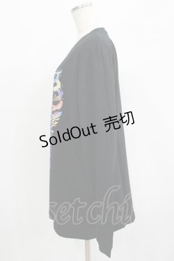 画像2: QOOZA / QOOZA×zumi Costal Long Sleeve Tee  黒 H-25-07-06-029-PU-TO-KB-OS